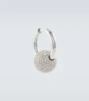 [Rainbow K] Rainbow K 18kt gold single earring with pavé diamonds One Size gold