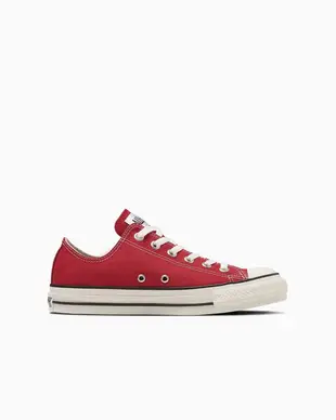 日本限定 Converse ALL STAR Ⓡ OX 低筒 亮紅色/ 25.5 cm