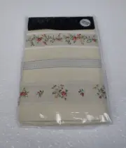 New Ralph Lauren JULIANNE Blue Floral Striped Standard Pillowcases
