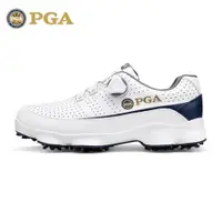 在飛比找ETMall東森購物網優惠-美國PGA 新品 高爾夫男士球鞋 透氣鞋子 防滑活動釘男鞋 