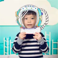 在飛比找Yahoo奇摩購物中心優惠-Baby童衣 創意DIY太空人鑽石貼畫材料包 11403