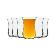 Klasik Glass Tea Cups - 115ml - Clear - Pack Of 12