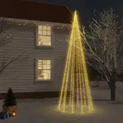 Christmas Tree with Spike Warm White 732 LEDs 500 cm