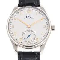 在飛比找Yahoo奇摩購物中心優惠-IWC 萬國錶 Portuguese 葡萄牙自動皮帶表(IW