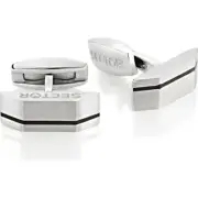 Sector Jewels SAFU01 Stainless Steel Gent's Cufflink in Black coating