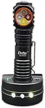 Vortex TO101-RGBW 2 in 1 Working and Emergency Rechargeable RGB LED Charging Dock 7/24 Right Angle Magnetic Base Up to 1200 Lumen Handheld High Brightness High Power LED Flashlight