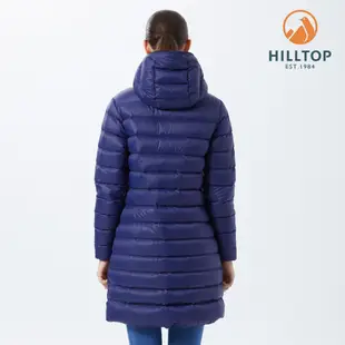 【HILLTOP山頂鳥】Modern GORE-TEX® 2L 女款防水透氣2合1羽絨大衣 藍｜PF21XF88ECEE