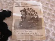 1984 AOC TURKEY TREAT TOPPER Thanksgiving Crocheted Craft Kit by Lorie Stark