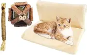 Cat Window Hammock - Comfortable Dog Hammock, Soft Comfort Cat Hammock Bed | Washable Soft Cat Hammock Cage Pet Hammock Bed, Stable Detachable Pet Bed for Kitten, Puppy, Small Dogs, Cats