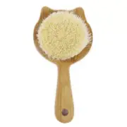 Bamboo Cat Ears Clean Comb Wooden Brush Cleaning Brush Massage Brush Bath Br-dq