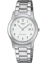 Casio Collection LTP-1141PA-7BEG White Dial Silver Stainless Steel Womens Watch