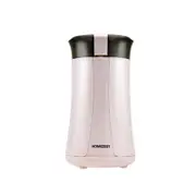 Portable Electric Coffee Bean Grinder Double Leaf Cyclone Grinder Point-touch Household Grain Grinder-Pink