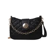 Fashion Lattice Pattern Women Crossbody Bag Female PU Leather Chain Shoulder Messenger Satchel Pouch Lady Travel Daily Handbag