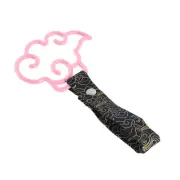 Car Accs JDM Anime Cloud TSURIKAWA Pink Ring Black Clouds Nylon Handle Strap X1
