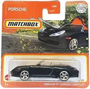[Matchbox] MBX - Porsche 911 Carrera Cabriolet - Black 54/100 - GXM72 - Superfast - Lesney - 2021 - Short Card