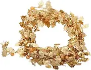 jojofuny Christmas Tree Decorations Pearl Leaf Beaded Garland for Holiday DIY Crafts Sturdy Fishing Line for Christmas Table Decor Festive Party Settings