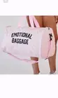 ALF Assholes*s Live Forever Duffle Bag Pink Emotional Baggage Shoulder Strap