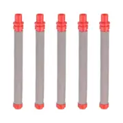 5pcs Airless Spray Gun Filter, High-Pressure Gun Screen Filters, Red