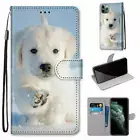 Flip Cute Dog Card Wallet Phone Case For iPhone 11 12 Pro Max XR XS X 6 7 8 SE