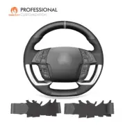 MEWANT Real Leather Suede Steering Wheel Cover for CitroenC4 Picasso SpaceTourer