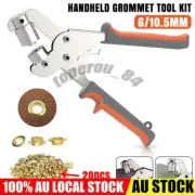 Handheld Grommet Tool Kit Eyelets Button Pliers Lightweight Manual Puncher