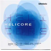 D'Addario HH610 3/4M Helicore Hybrid Double Bass String Set - 3/4 Size - Medium