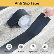 Anti-Slip Tape - Secure Traction Solution, Black