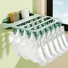 Plastic Underwear Drying Rack Wall Mounted Cloth Drying Rack Socks