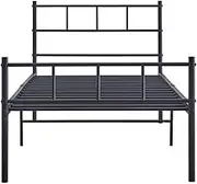 Foret Bed Frame Metal Queen Double King Single Full Size Mattress Base Steel Bedroom Base Platform Single
