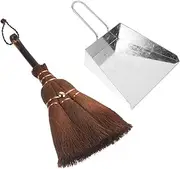LOEFLIFA 1 Set Household Dustpan with Whisk Broom Ergonomic Design for Convenient Cleaning Multi Function Dustpan Set for Home Use and Pet Litter Management