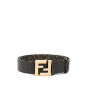 [Fendi] Fendi FF Squared Reversible Belt 85 CM BROWN/BLACK