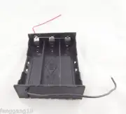 1pcs Hold 3 Li-ion 18650 Parallel Battery Holder Case 3.7V With 2 Wire Lead DIY