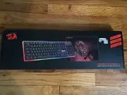 Redragon S107 Gaming Keyboard and Mouse Combo w / Mousepad 3 in 1 Set - NEW