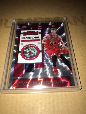 2019-20 Panini Contenders Lauri Markkanen Hyper #d 127/149 Bulls