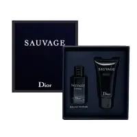 在飛比找momo購物網優惠-【Dior 迪奧】SAUVAGE曠野之心淡香精經典兩件組(國