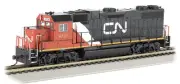 Bachmann EMD GP38-2 Canadian National #4720 (Black/White/Red) - HO Scale