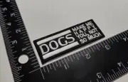 Dog Patch Hook Loop High Quality Patch Dogs Make Me Happy You Don't So Much