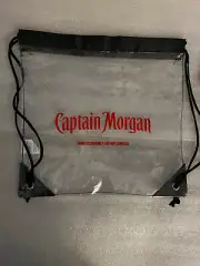 Captain Morgan Rum Clear Drawstring Event Backpack Concert-Sports-Stadium Venues