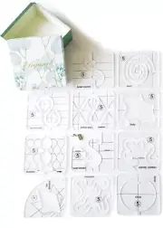 Quilting Template Set 11pcs Free Motion Quilting Template Set Quilting Rulers