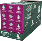 [STARBUCKS] by Nespresso Original Line Caffè Verona Dark Roast Coffee 10 Pods (120 Count, Pack of 12)