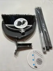 Broom And Dustpan Set Long Handle Dustpan Grey/Dark Grey Broom For Home