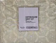 Martha Stewart Collection Holiday Printed 4 PC. Sheet Set