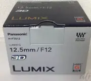 Panasonic LUMIX Lens 3D 12.5mm F12 Single-Focus Micro Four Thirds GH-FT012 JAPAN