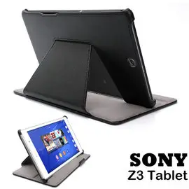 ◆免運費加贈電容筆◆索尼 SONY Xperia Z3 Tablet Compact 專用頂級薄型平板電腦皮套 保護套 可多角度斜立