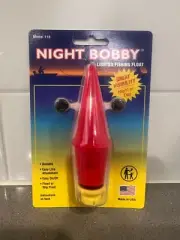 Night Bobby Lighted Fishing Float Bobber -Night Fishing Model 118 Red FREE SHIP