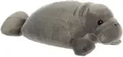 Aurora - Medium Gray Flopsie - 12" Manny Manatee - Adorable Stuffed Animal