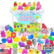 Mochi Squishies Squishy Toy 120pcs Party Favors for Kids Classroom Prize Moch