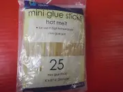 Crafter’s Square 25 Mini Hot Glue Sticks for high temperature mini glue gun. New