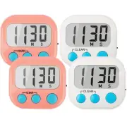 Classroom Timers for Teachers Kids Large Magnetic Digital Timer 4 Pack Pink W...
