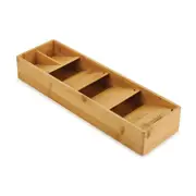 Joseph Joseph DrawerStore Bamboo Cutlery Organiser 12.2X40X6